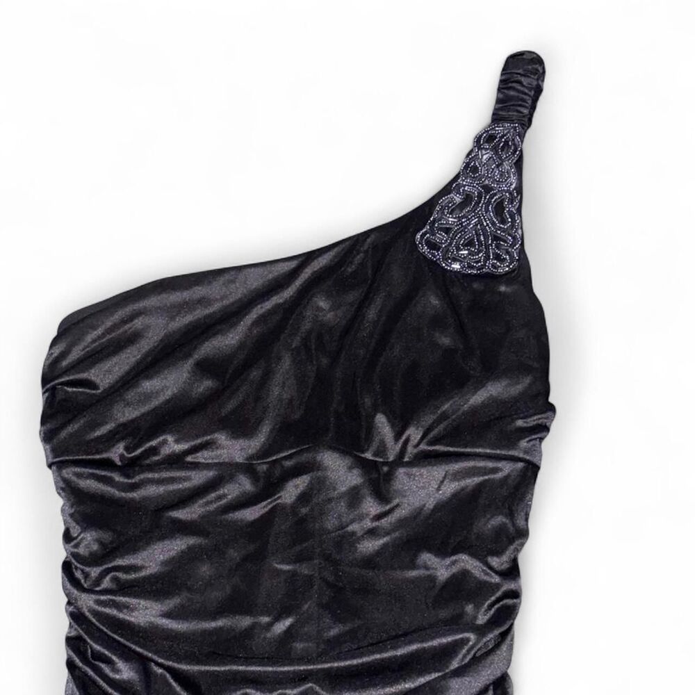 Ruby-rox Women's Black and Silver Dress - Picture 3 of 5